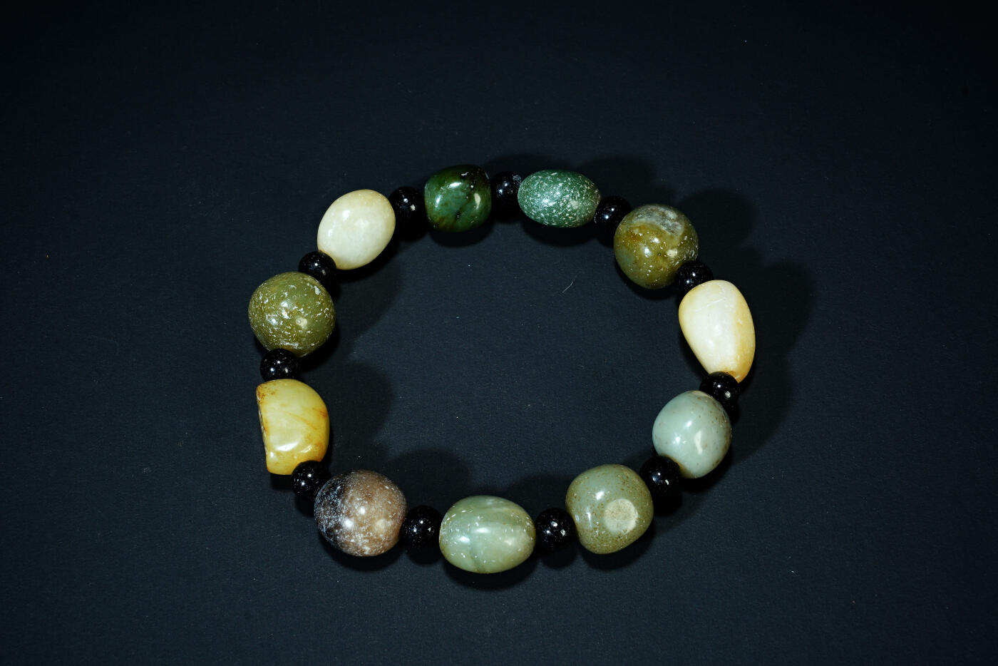 上海都达杂项专场六十八【全场包邮】 天然 和田玉籽料手串95-145