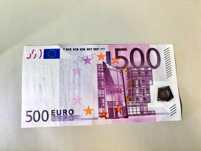 【Blue Auction】世界纸币精拍第806期——18级TOP拍卖/信誉/品质/专业/高效💫 - 欧盟 2002年500欧元 二签 UNC- 轻微压痕如图