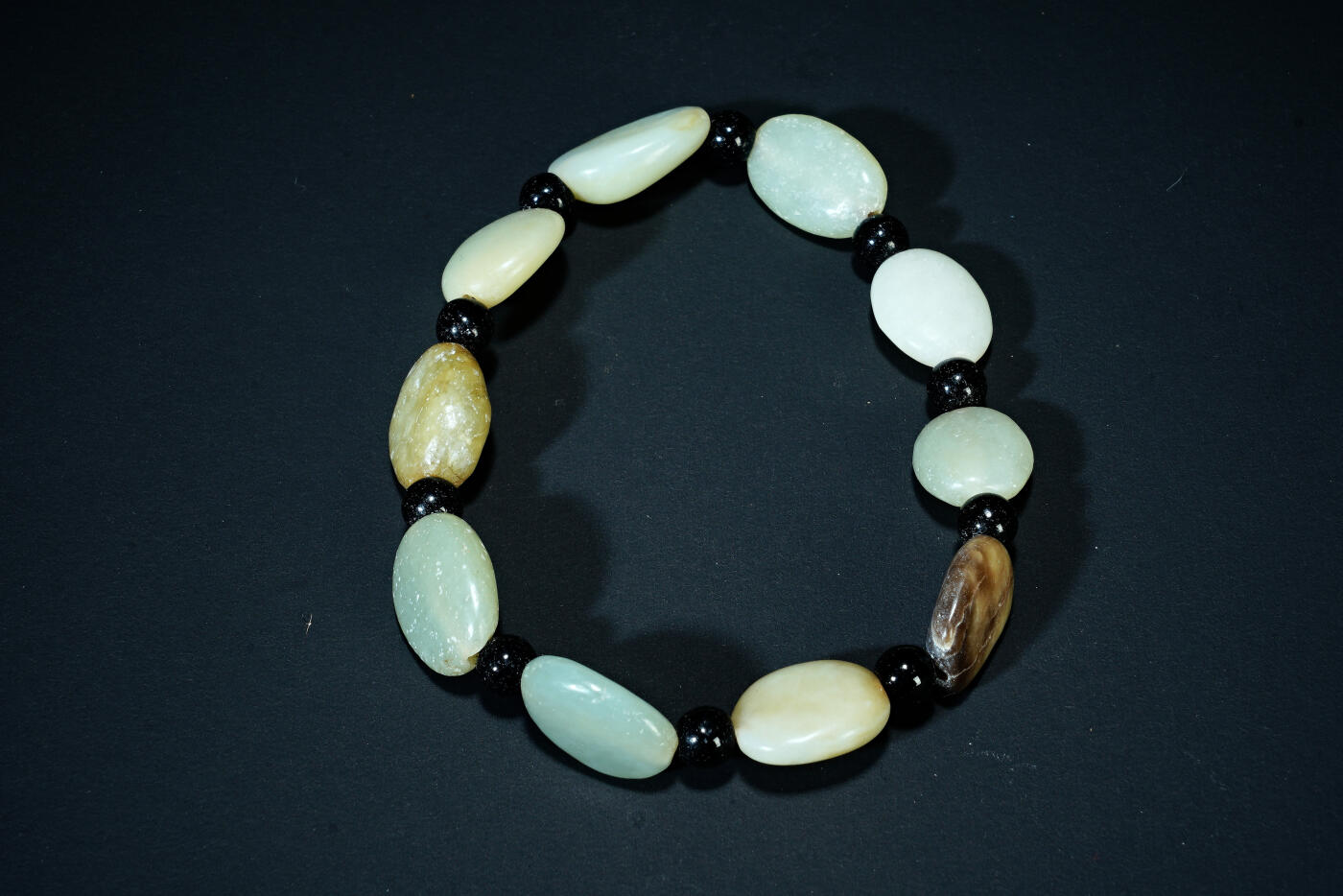 上海都达杂项专场六十八【全场包邮】 天然和田玉籽料手串95-144