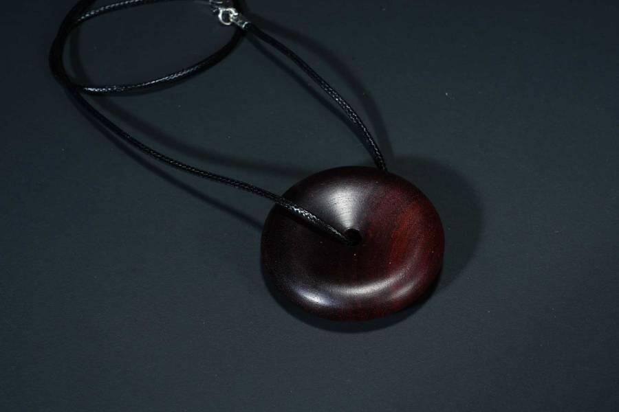 上海都达杂项专场六十八【全场包邮】 印度小叶紫檀平安扣挂件95-303