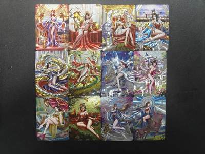 天玑星卡拍第184期《4.6周一截拍》持续收拍收评中 满赠卡需备注 - 百里卡牌 十二生肖 半粗 清凉 一套12张