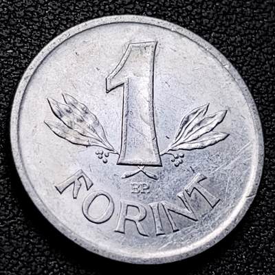 泉币菌-第221场-拍品多 请提前出价 - 匈牙利1989年1福林铝币 社会主义时期23.5mm 