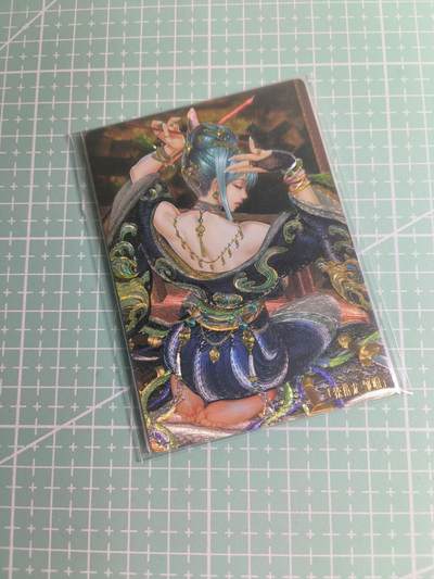 C先生卡牌 第26期 持续收拍品中…零手续费代拍 - 【粗闪】卡玩帕克《异界水浒神姬》独角龙·邹润  双服饰