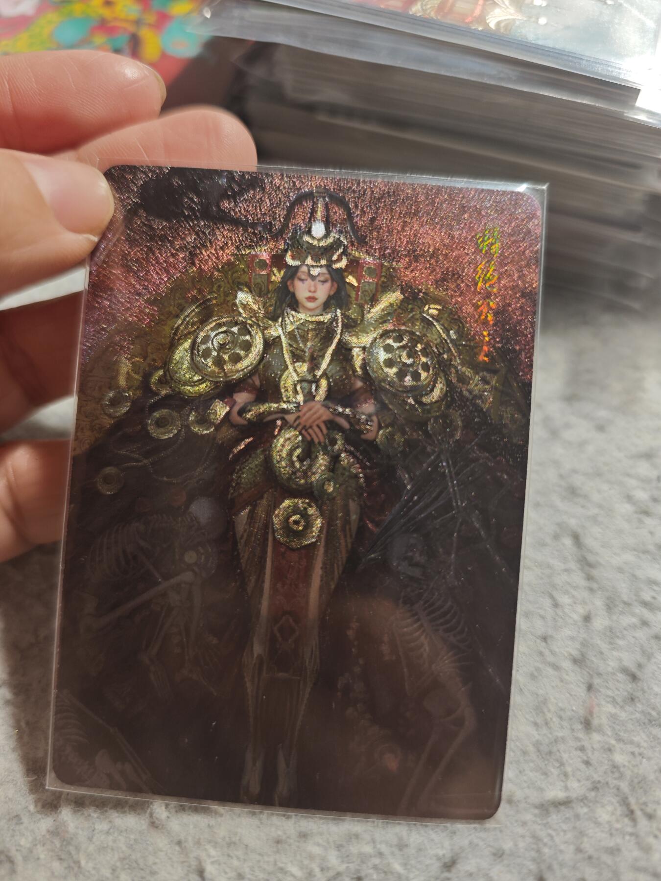 【随心含颖卡拍57期】卡游/集卡社/卡卡沃 抽卡机专场拍卖【无佣金】 燎原 刷子 精绝公主粗闪卡2张