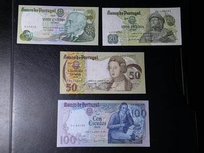 叁拾收藏第35期 - 葡萄牙4张  UNC