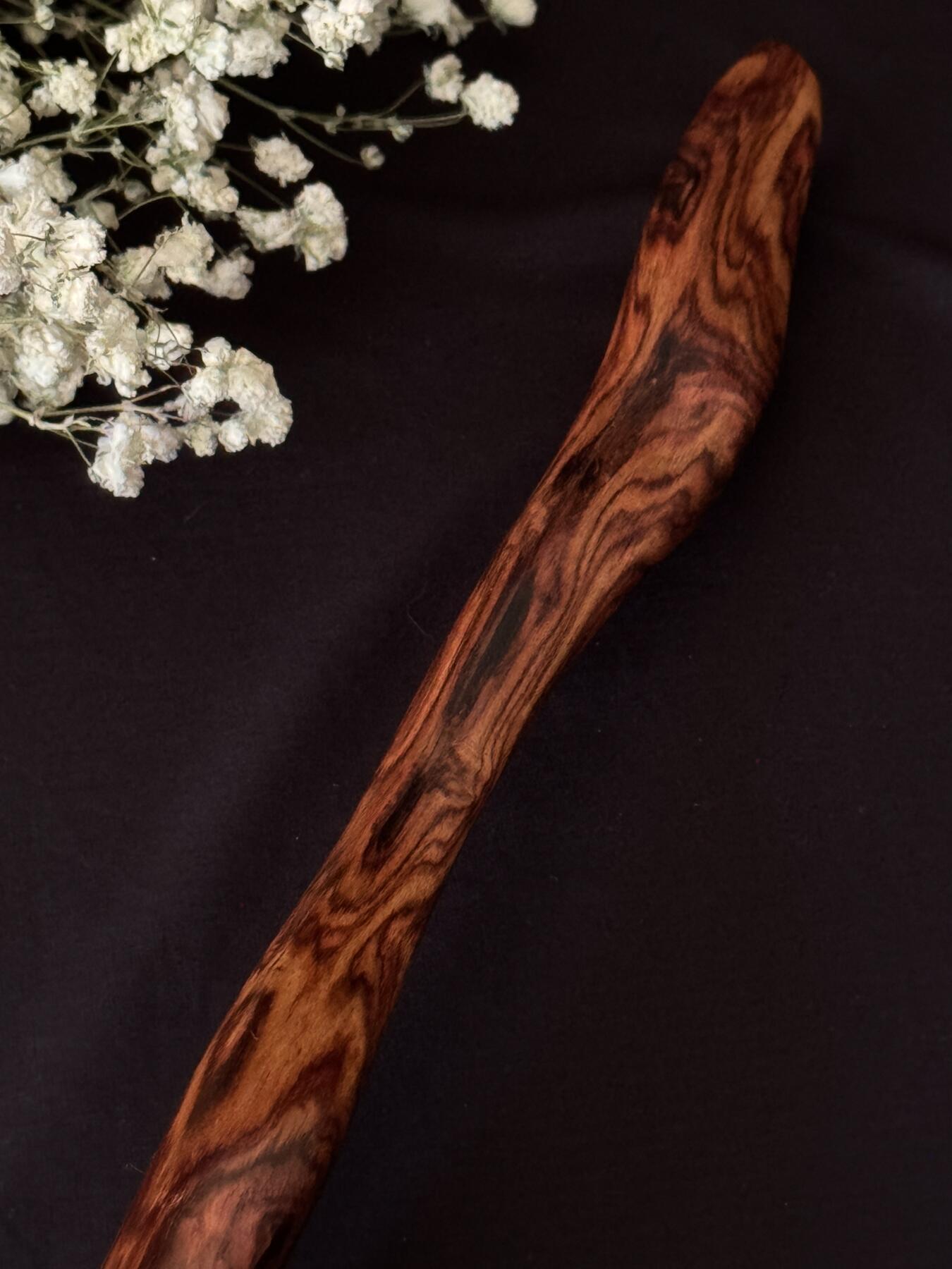 零元拍：NO.14海南黄花梨随形文玩把玩棍，尺寸长约：28.5CM