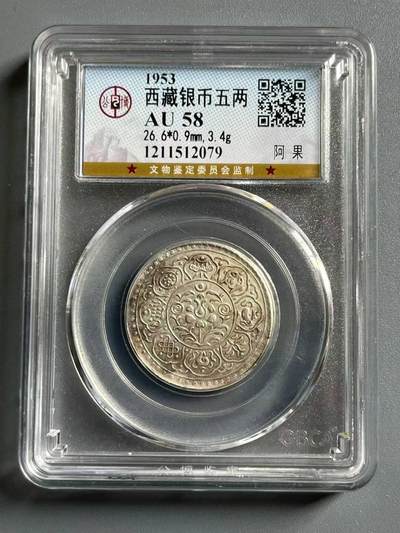 公博58西藏银币五两阿果香火钱供奉钱 - 公博58西藏银币五两阿果香火钱供奉钱