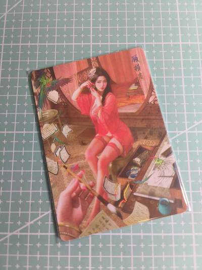 C先生卡牌 第26期 持续收拍品中…零手续费代拍 - 【幻彩普卡】燎原文化×刷子《人间传》顾横波 双服饰