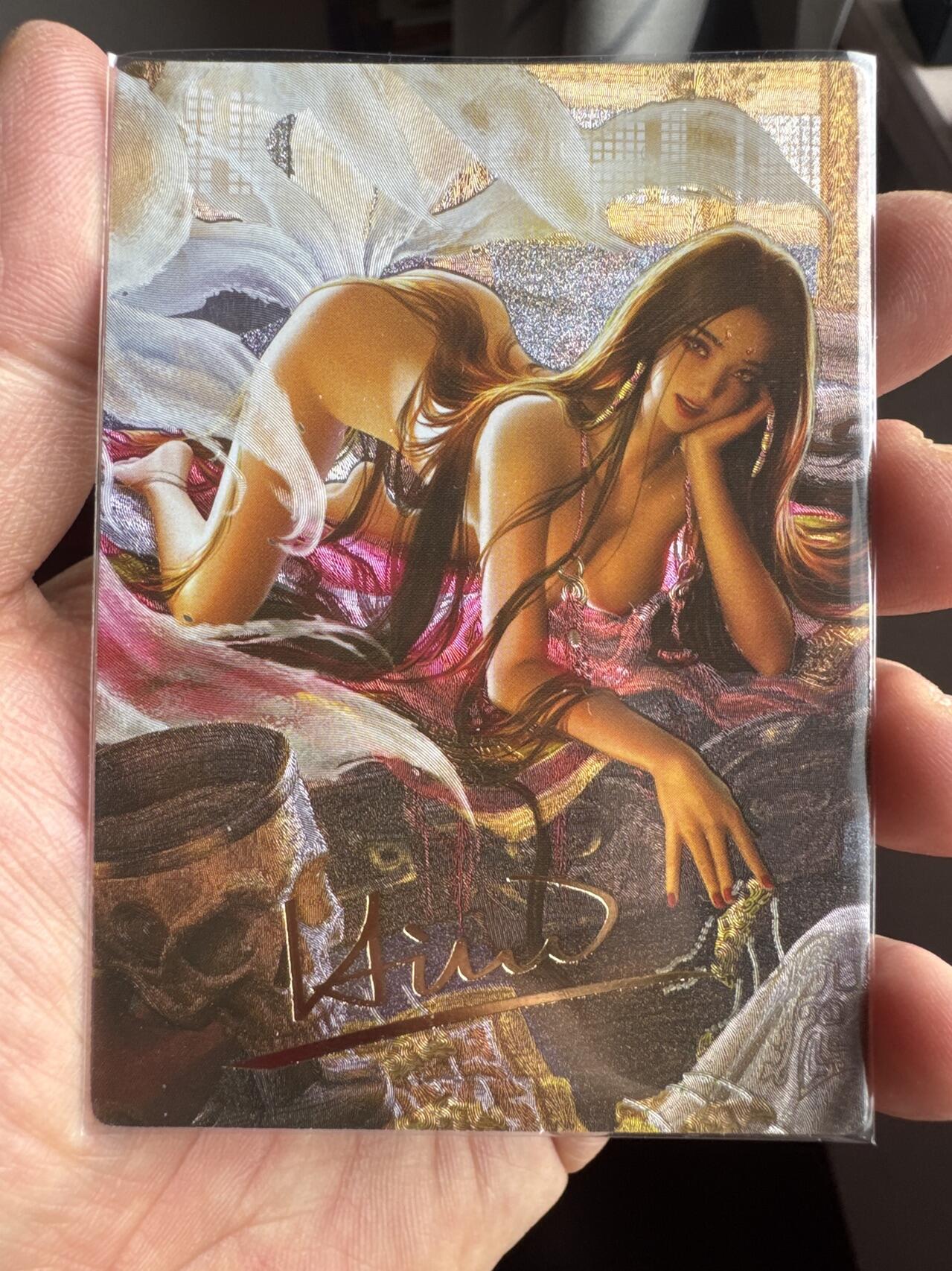 月落卡牌大清仓第8期 2025卡玩帕克新春福袋卡    苏妲己   璇哥印签限定特卡