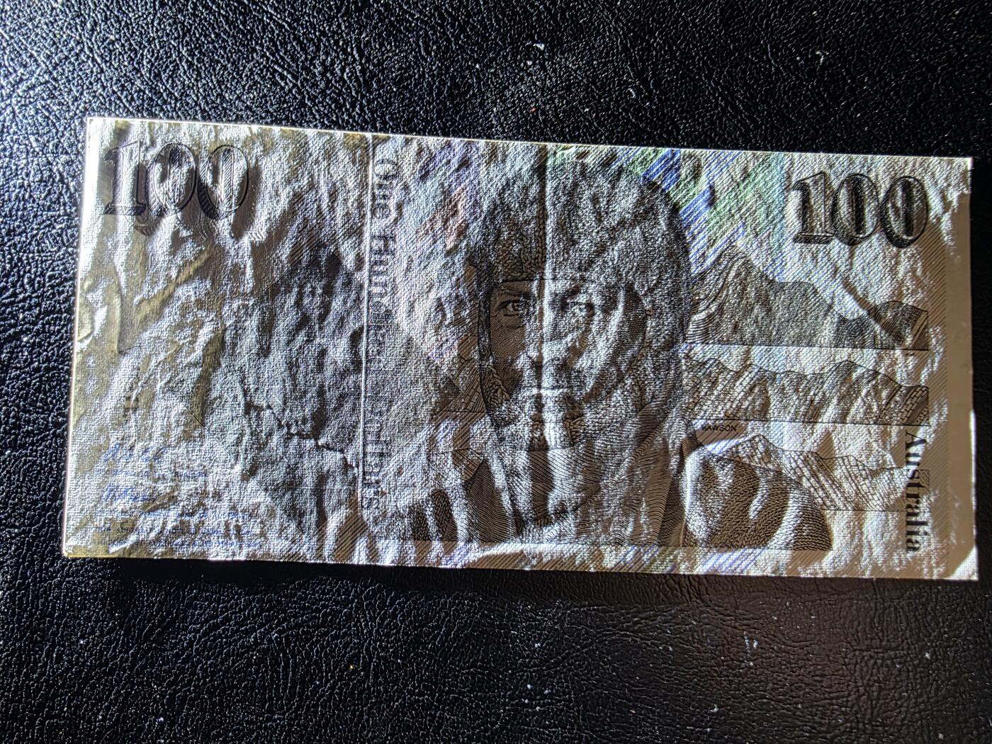 叁拾收藏第35期 澳大利亚100元   毛线帽  AU