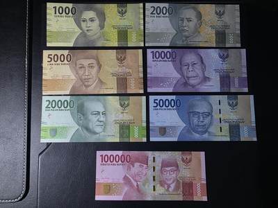 叁拾收藏第35期 - 印度尼西亚2016年清版7张一套（1千-10万卢比） UNC