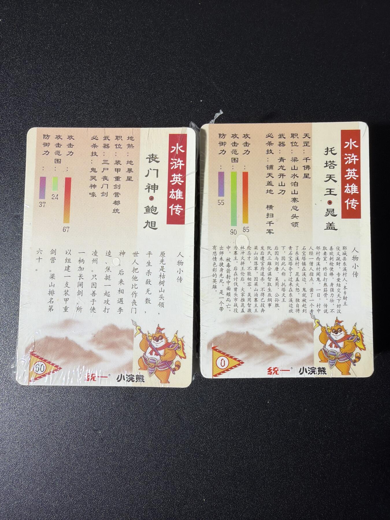 NO.29 好又多金牌大场，每周一站式配齐，方便凑单！（卖家送拍0抽成！周6晚9点截拍！） 【套卡】三郎小浣熊水浒初粗一套 （全新未拆封）