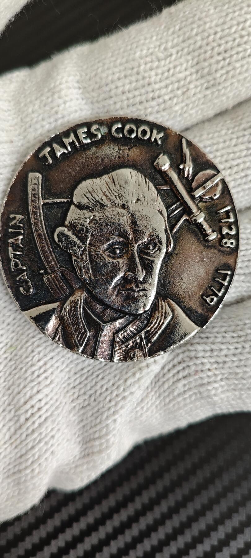库克船长纪念章一枚