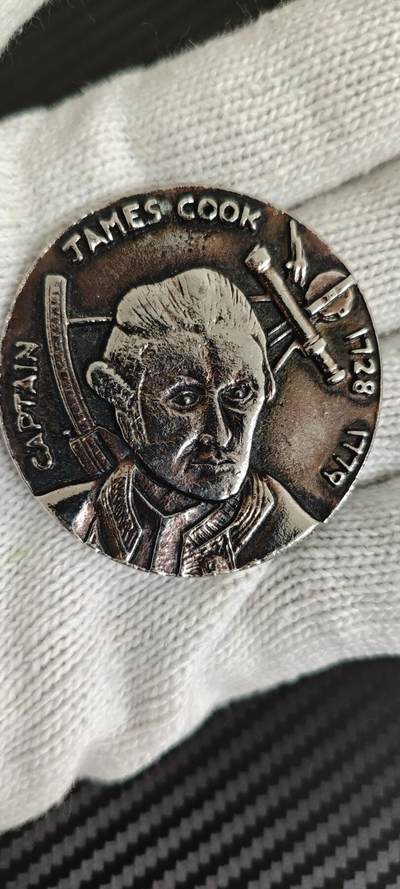 库克船长纪念章一枚 - 库克船长纪念章一枚