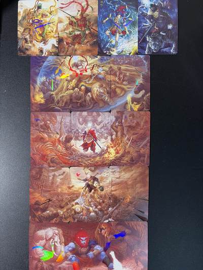 NO.29 好又多金牌大场，每周一站式配齐，方便凑单！（卖家送拍0抽成！周6晚9点截拍！） - 焱卡 问道东方 黄子鉴彩闪4张+无胜 彩闪12张