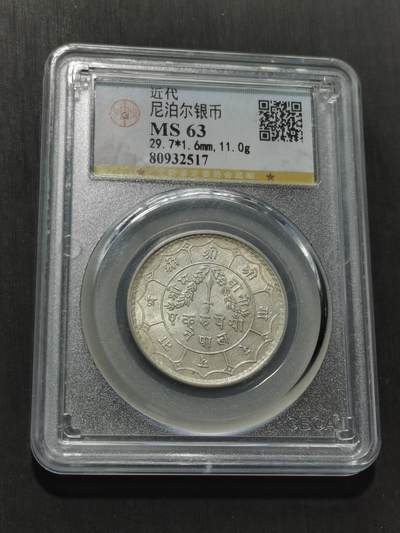 天下钱庄专场欢迎参拍 - 尼泊尔银币