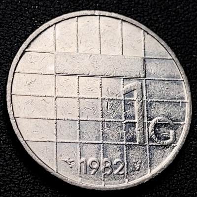 泉币菌-第221场-拍品多 请提前出价 - 1982年 荷兰王国1盾镍币 贝娅特丽克丝头像 入欧前 已绝版 25mm