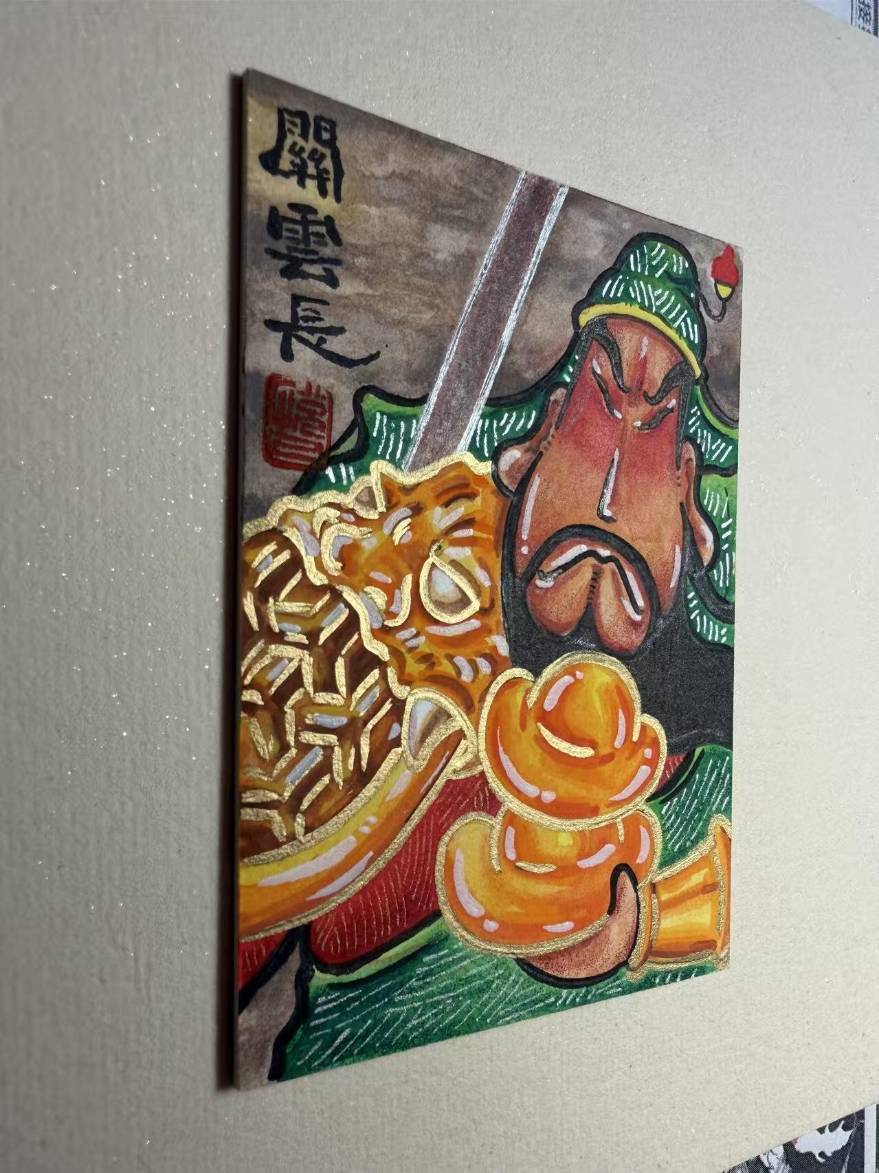 天玑星卡拍第186期《4.9周四截拍》持续收拍收评中 满赠卡需备注 【手绘卡】居子 关云长 手绘卡