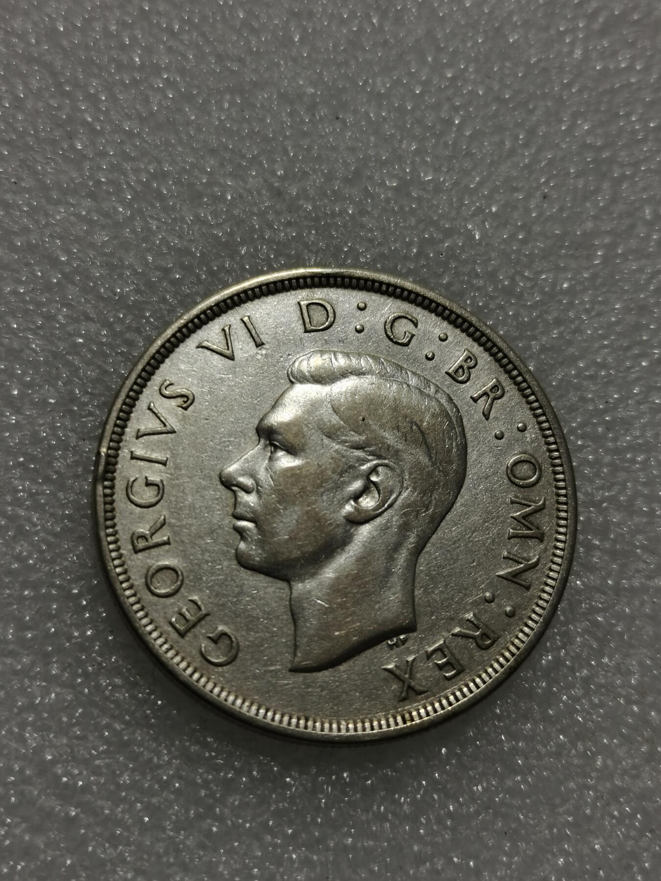 天下钱庄专场欢迎参拍 英国乔治六世登基克朗银币