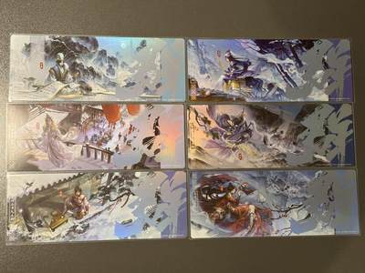 【四月清和雨乍晴】小王子卡拍第二十五场  - 游卡桌游 三国杀二十四节气镭射票 群雄6张