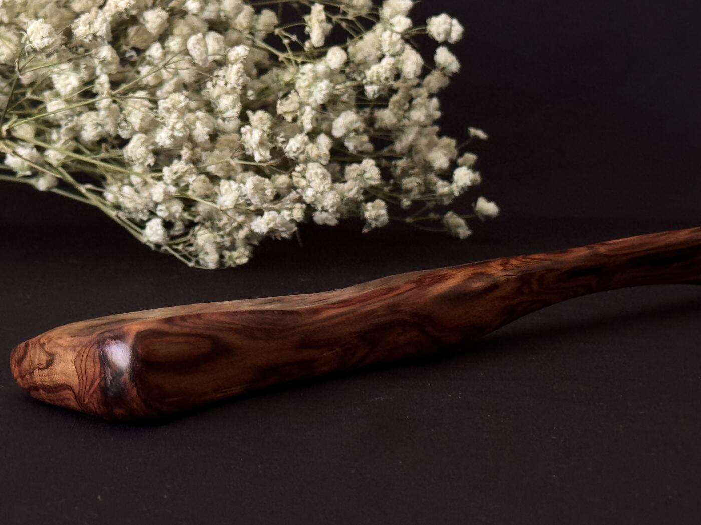 零元拍：NO.14海南黄花梨随形文玩把玩棍，尺寸长约：28.5CM