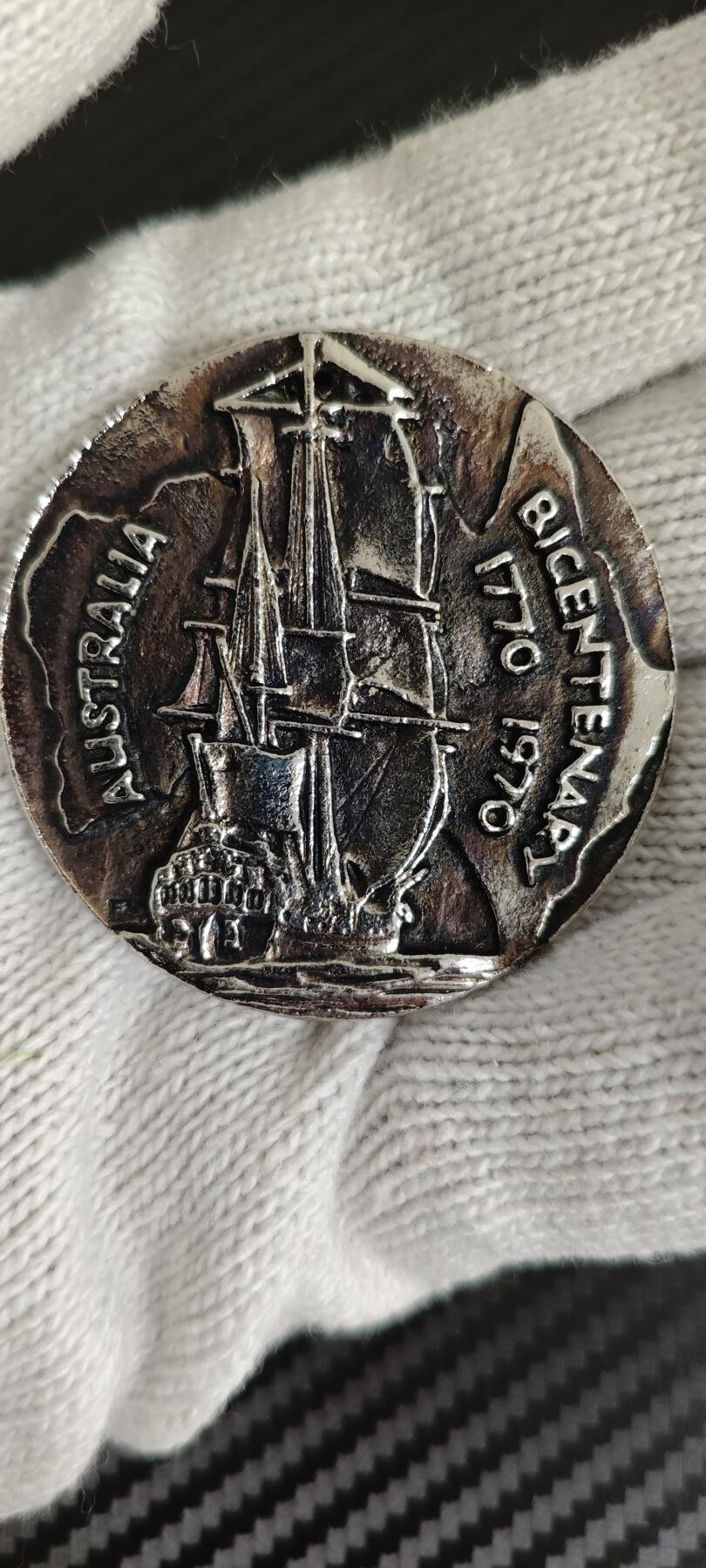 库克船长纪念章一枚