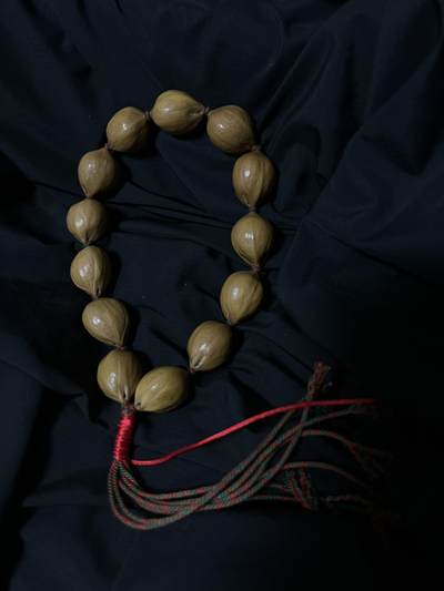 零元拍：精抛 铁核素珠橄榄核手持：19/24MM - 零元拍：精抛 铁核素珠橄榄核手持：19/24MM