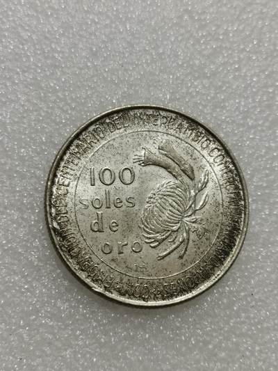 天下钱庄专场欢迎参拍 - 秘鲁100索尔银币