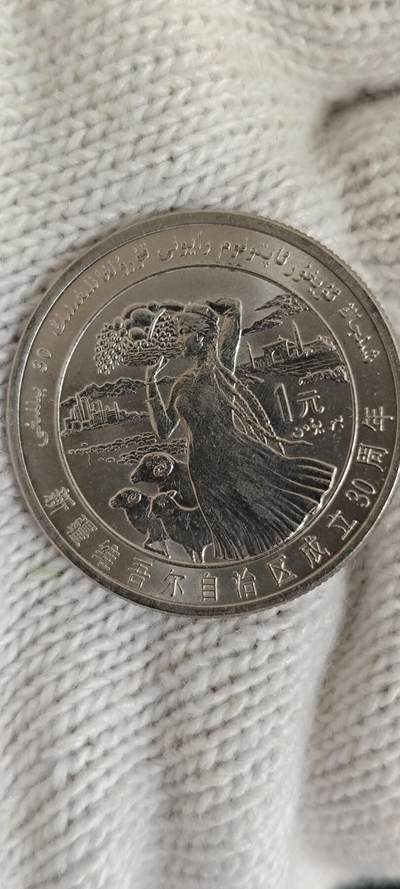 新疆纪念币一枚 - 新疆纪念币一枚
