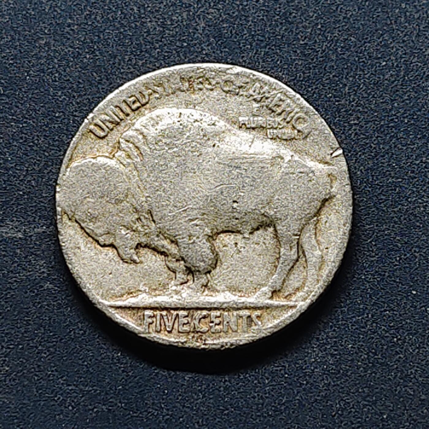 【全场包邮】纯粹捡漏拍518场 美国1936年野牛5分