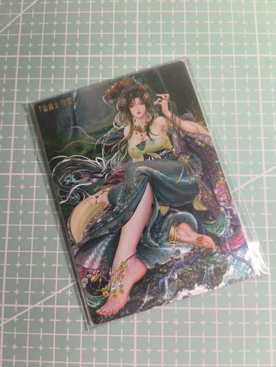 C先生卡牌 第26期 持续收拍品中…零手续费代拍 - 【粗闪】卡玩帕克《异界水浒神姬》出林龙·邹渊  双服饰