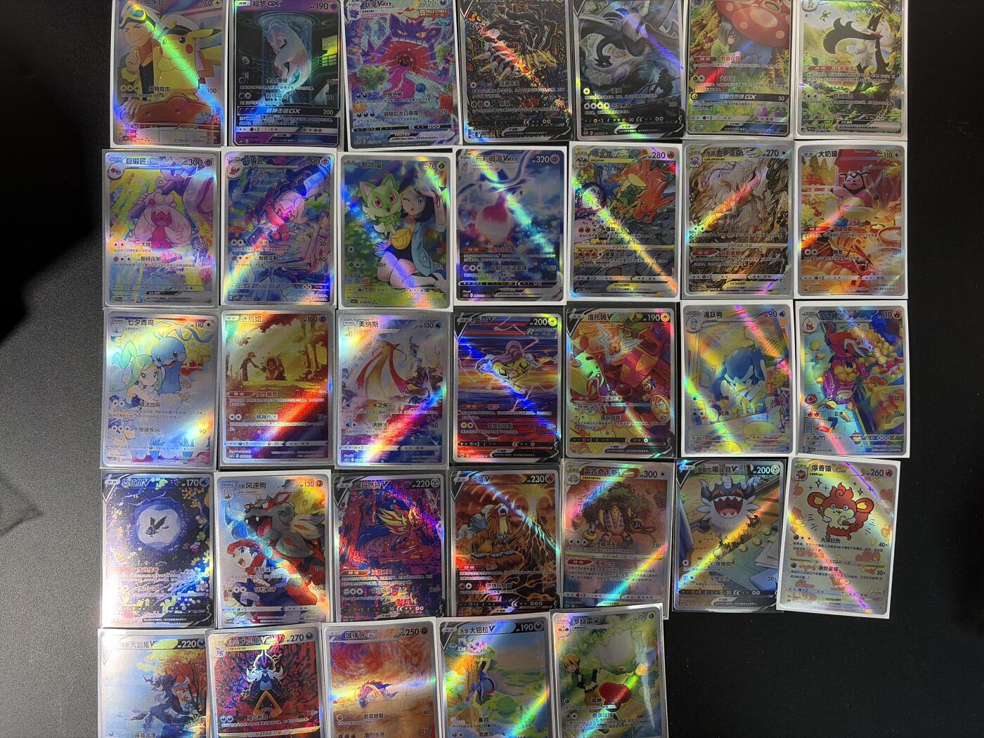 NO.29 好又多金牌大场，每周一站式配齐，方便凑单！（卖家送拍0抽成！周6晚9点截拍！） 自制 宝可梦 彩闪33张