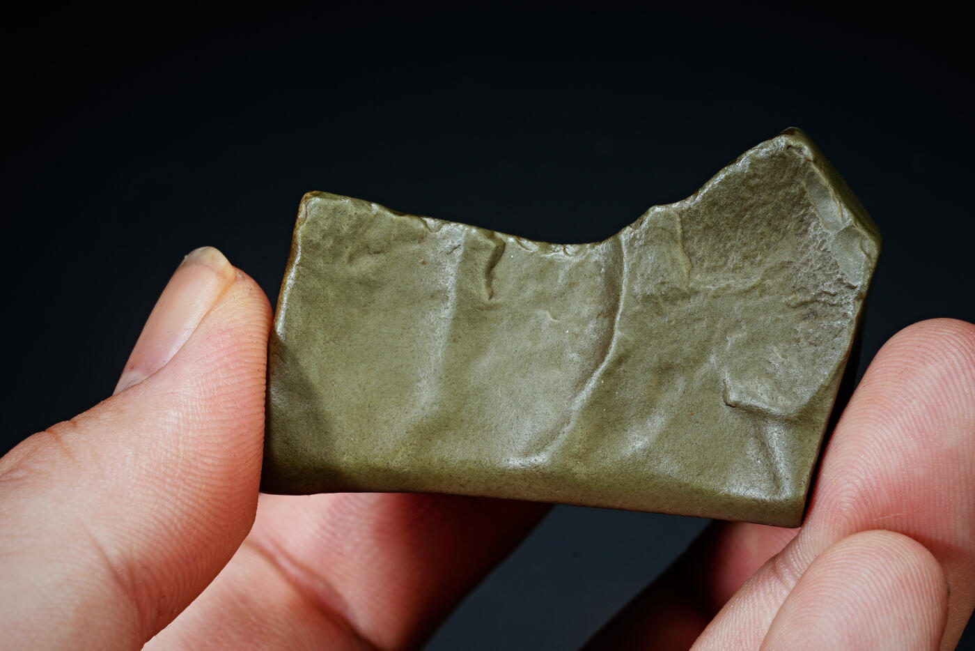 上海都达杂项专场六十九【全场包邮】 戈壁彩泥石刻诗文摆件96-260