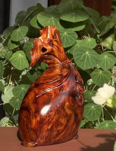 零元拍：越南黄花梨风水摆件钱袋子大摆件，满花精工。尺寸约：24/15CM。 - 零元拍：越南黄花梨风水摆件钱袋子大摆件，满花精工。尺寸约：24/15CM。