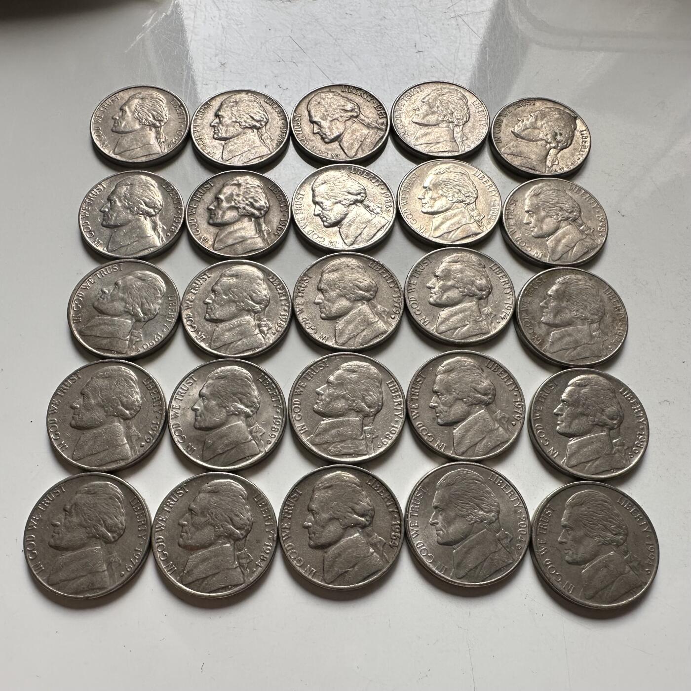 🌹外币初藏🌹🐯2026年第39场   每周二四六晚8️⃣点 苏联泰国纪念币世界钱币 5美分25枚