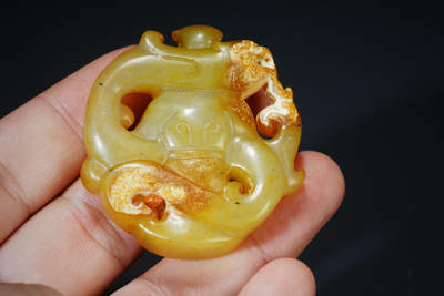 上海都达杂项专场102【全场包邮】  古玉人物挂件96-47