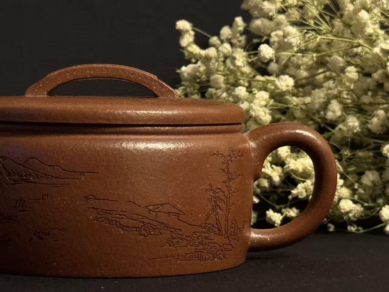 零元拍：原矿紫砂 蒋坡泥汉瓦（200CC左右）