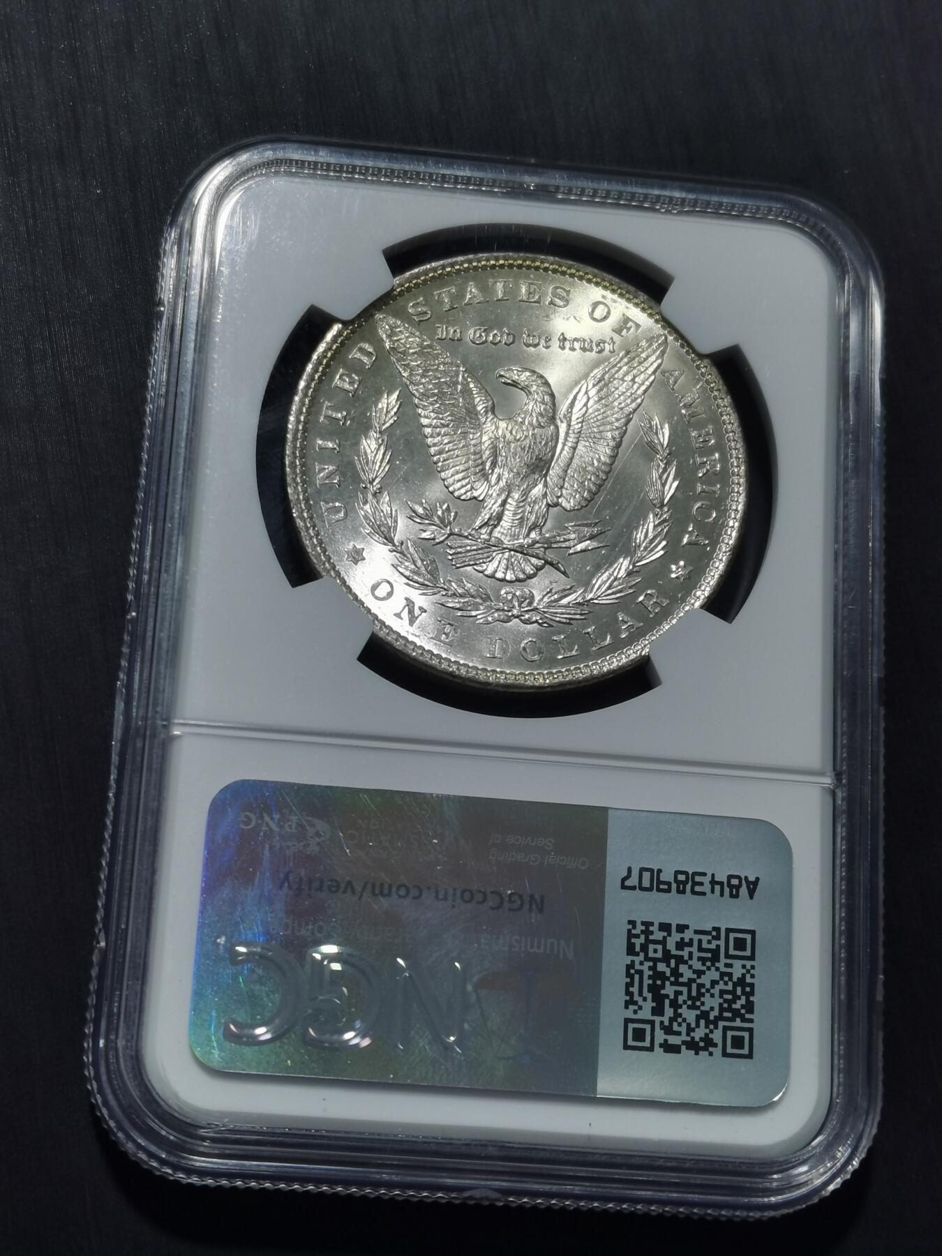 天下钱庄专场欢迎参拍 NGC MS62 1886美国摩根一美元银币