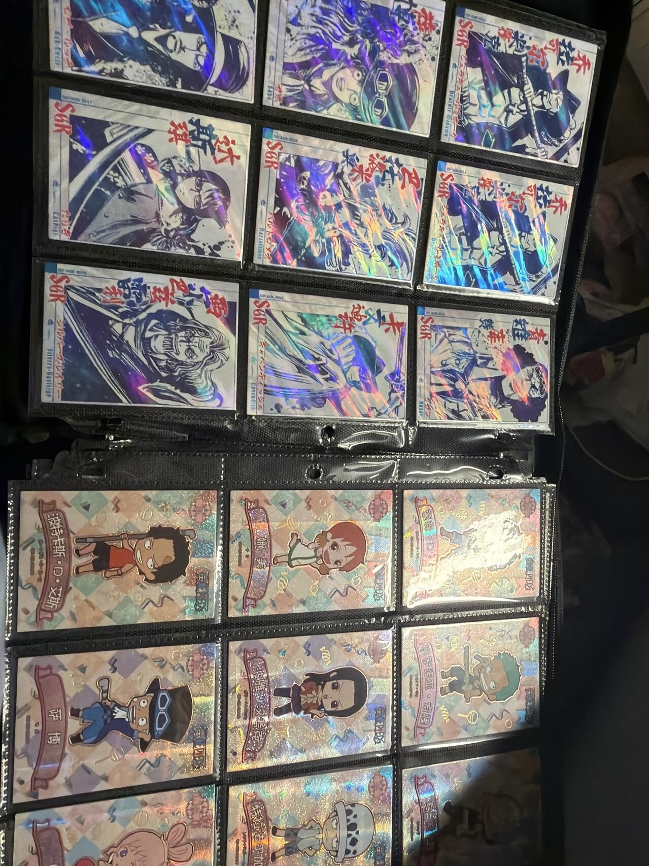 麦趣喜第五场   (4月10号周五晚上22点截拍，专注买家市场，福利拉满)  【整本】燃卡海贼王 整本 绝版卡 一套带卡册 相当稀有