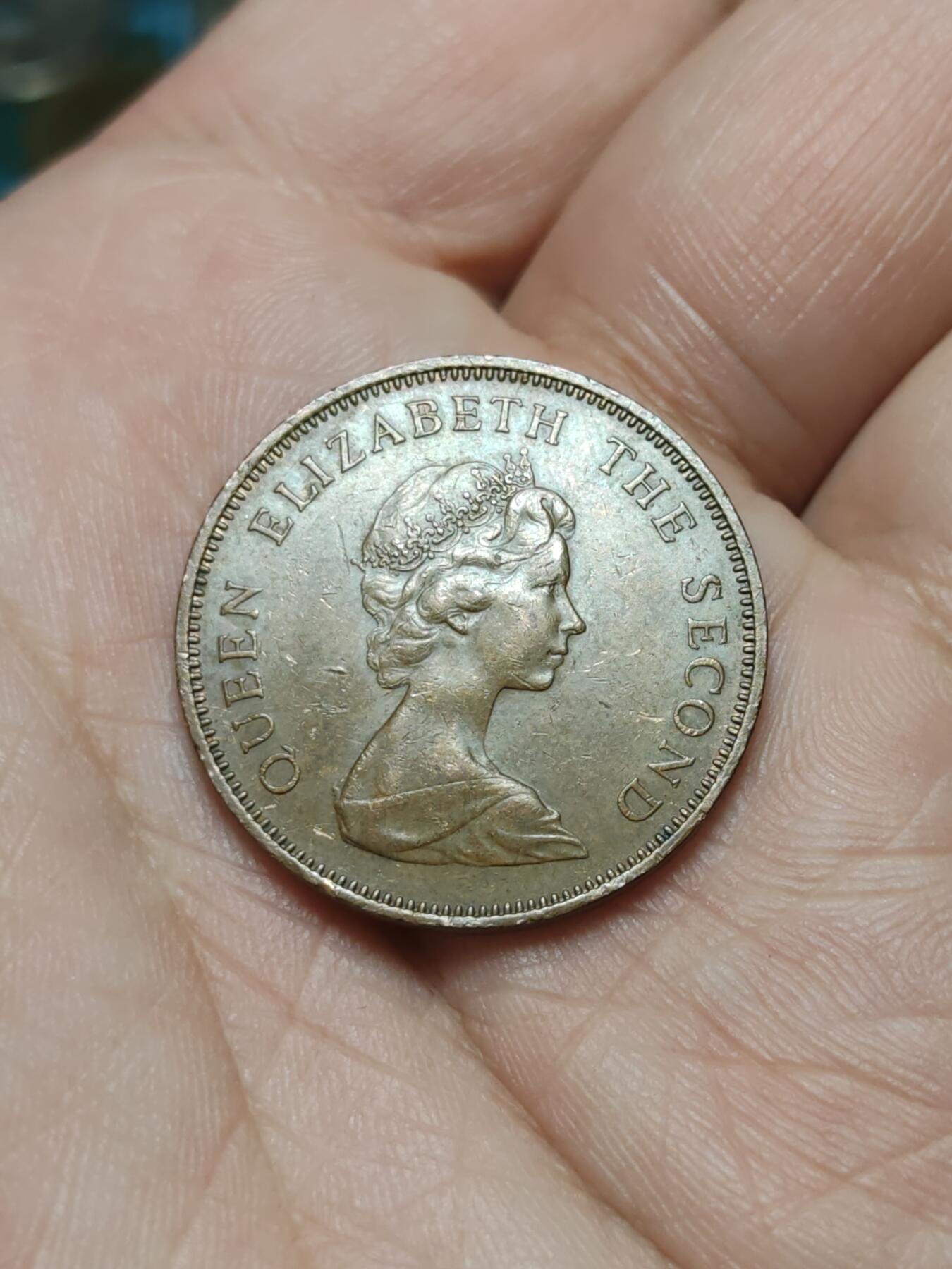 2026年第四十二场(总第二百一十一场）外国好品散币场(佣金3%) 英属泽西岛🇯🇪1971年2便士(伊丽莎白二世中年花冠，十进制第一版首发年)