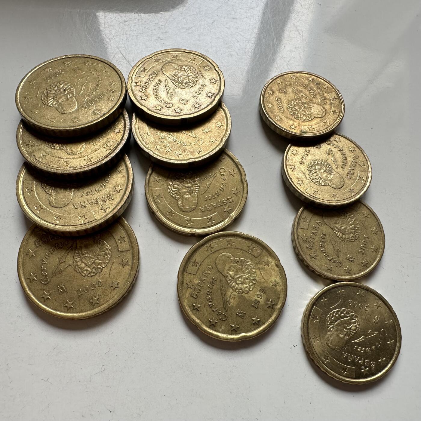 🌹外币初藏🌹🐯2026年第39场   每周二四六晚8️⃣点 苏联泰国纪念币世界钱币 西班牙  10-20-50欧分3枚组 随机