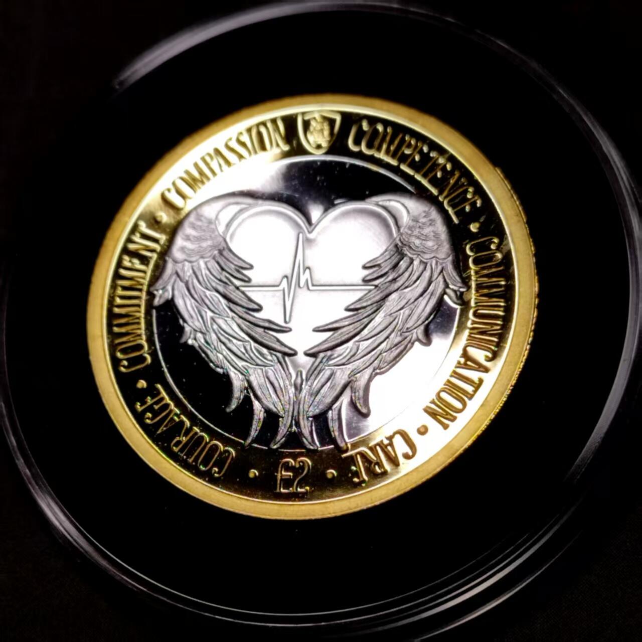 长老汇马年精选第十六场拍卖 珍惜！南乔治亚岛和南桑威奇群岛2020年弗洛伦斯·南丁格尔诞辰200周年2镑精制纪念银币  纯银，盒证一体    发行量仅仅475枚，市面不可见