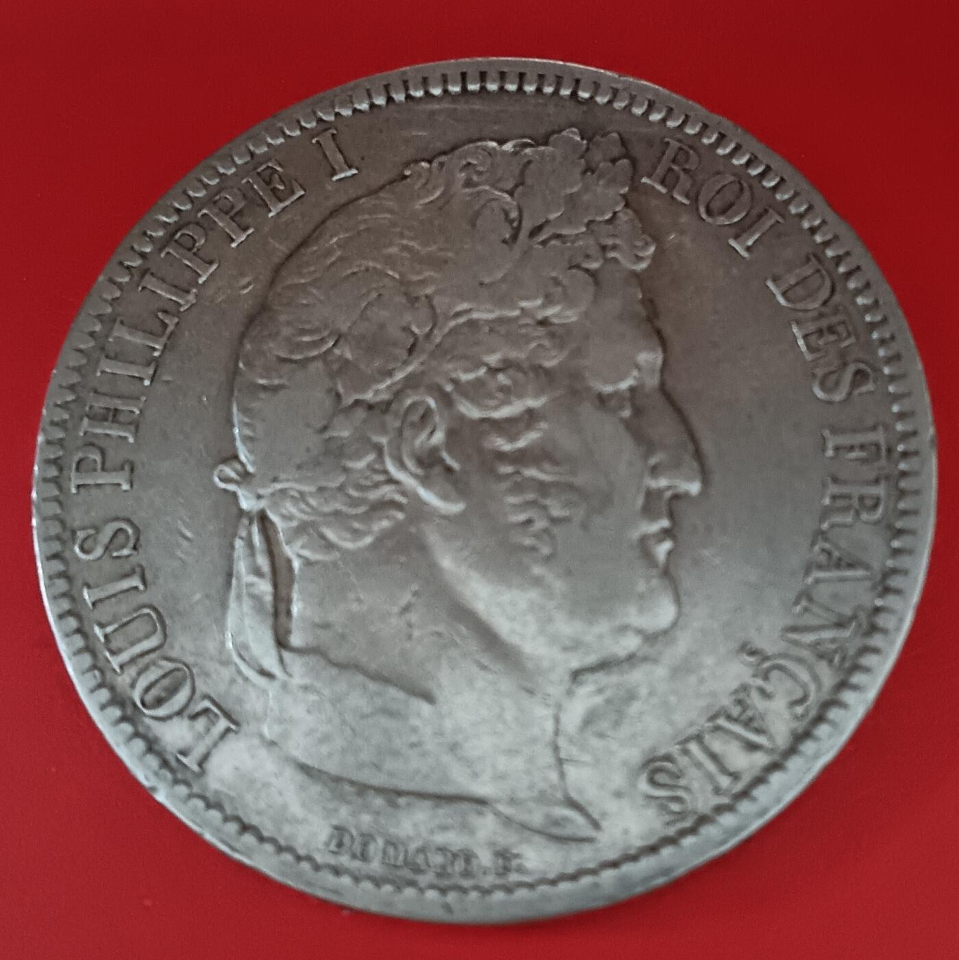 法兰西王国路易菲利普一世5法郎银币 1831年法兰西王国路易菲利普一世5法郎银币24.99克