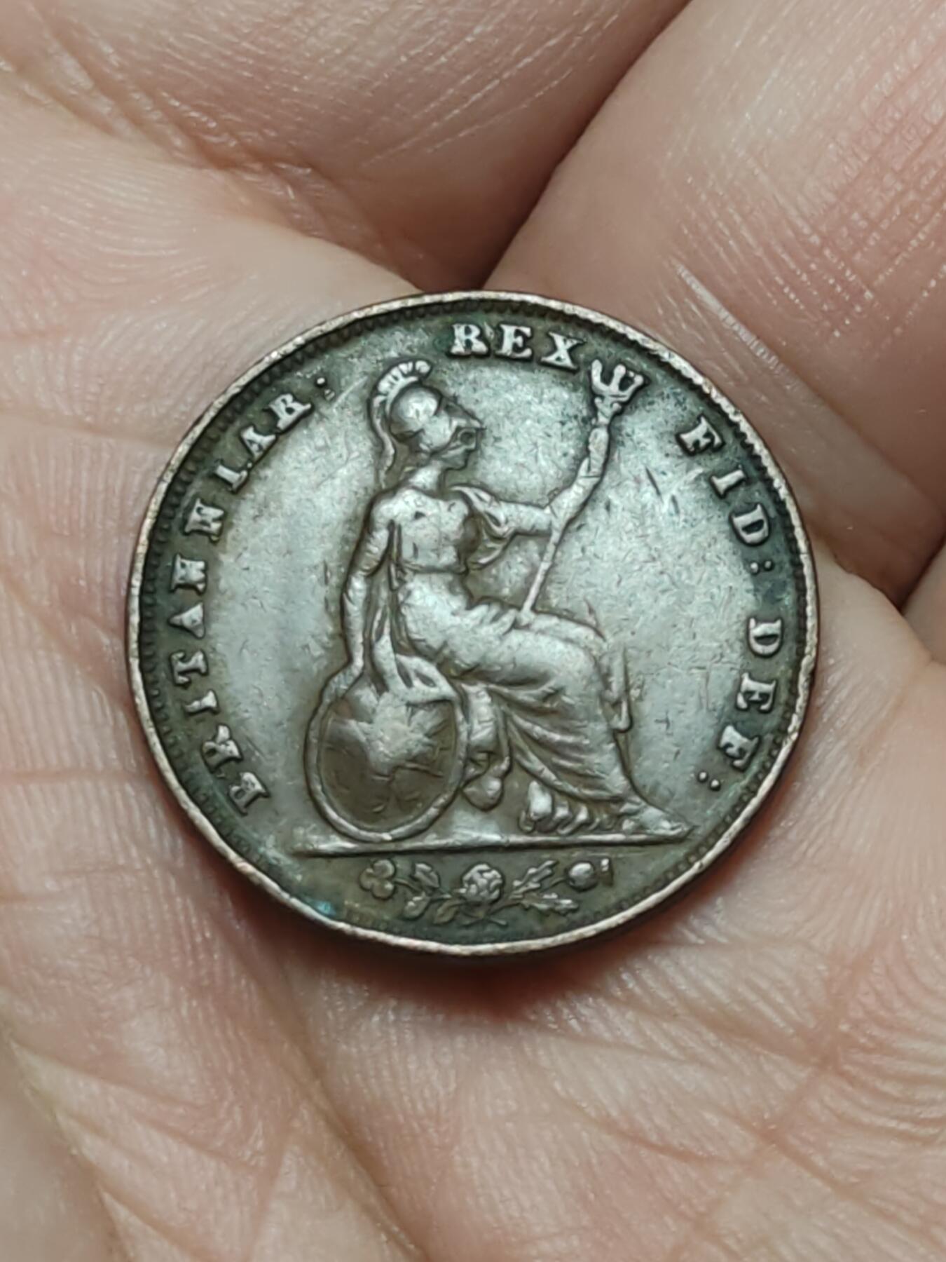 2026年第四十二场(总第二百一十一场）外国好品散币场(佣金3%) 少见流通好品–英国🇬🇧1835年1法新(威廉四世时期)