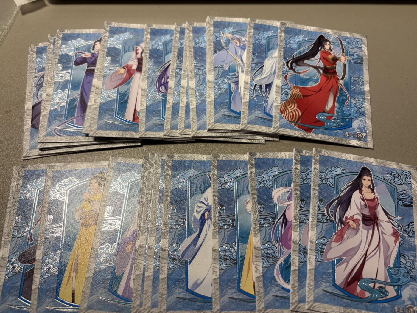 麦趣喜第五场   (4月10号周五晚上22点截拍，专注买家市场，福利拉满)  卡星 魔道祖师 云纹卡 31张