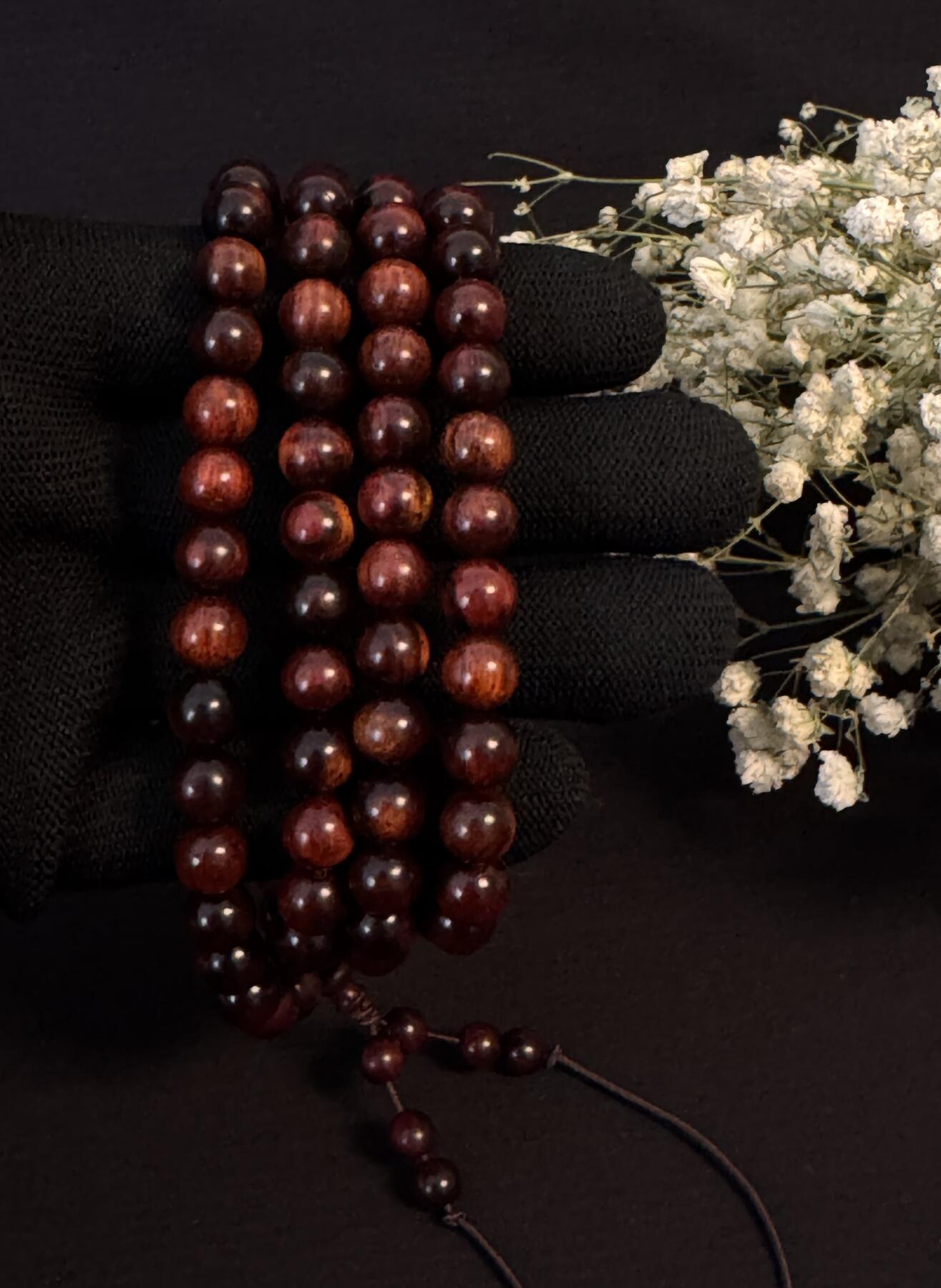 零元拍：海南黄花梨  1.2/108 长串佛珠