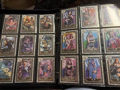 麦趣喜第五场   (4月10号周五晚上22点截拍，专注买家市场，福利拉满)  - 【整本】燃卡海贼王 整本 绝版卡 一套带卡册 相当稀有