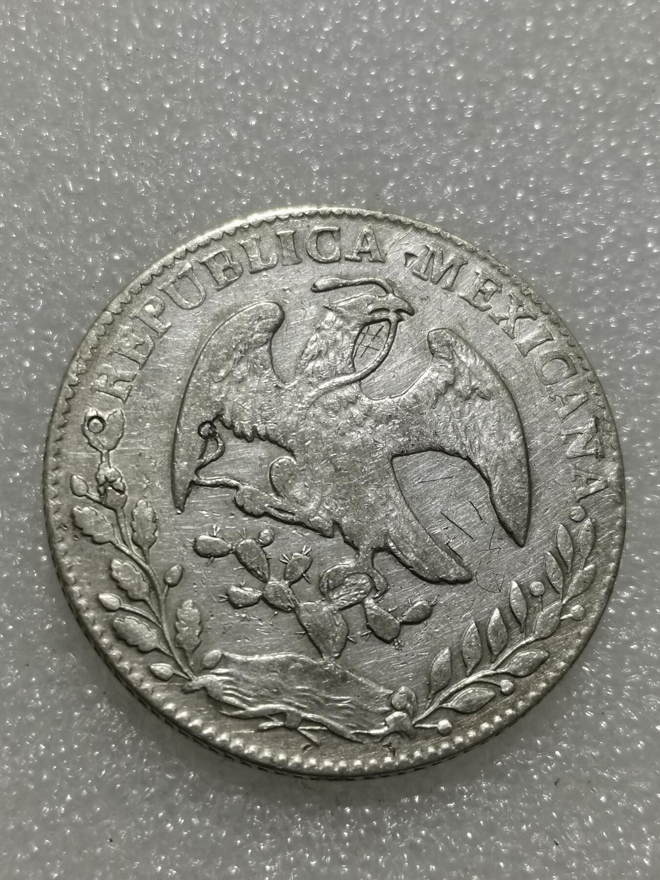 天下钱庄专场欢迎参拍 戳记墨西哥鹰洋