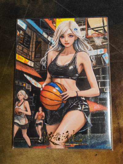 阳大大卡牌拍卖第109期（持续收拍品，周五晚上九点截拍，进群福利早知道） - 【手绘卡】灌篮高手 女球员 600元每盒手绘盒里拆出 绝色手绘卡1/1