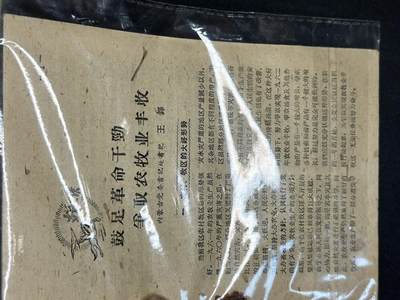 新时代收藏快速小拍 拍卖本周一线所得新货 4月10日场 - 内蒙古60年代宣传文献